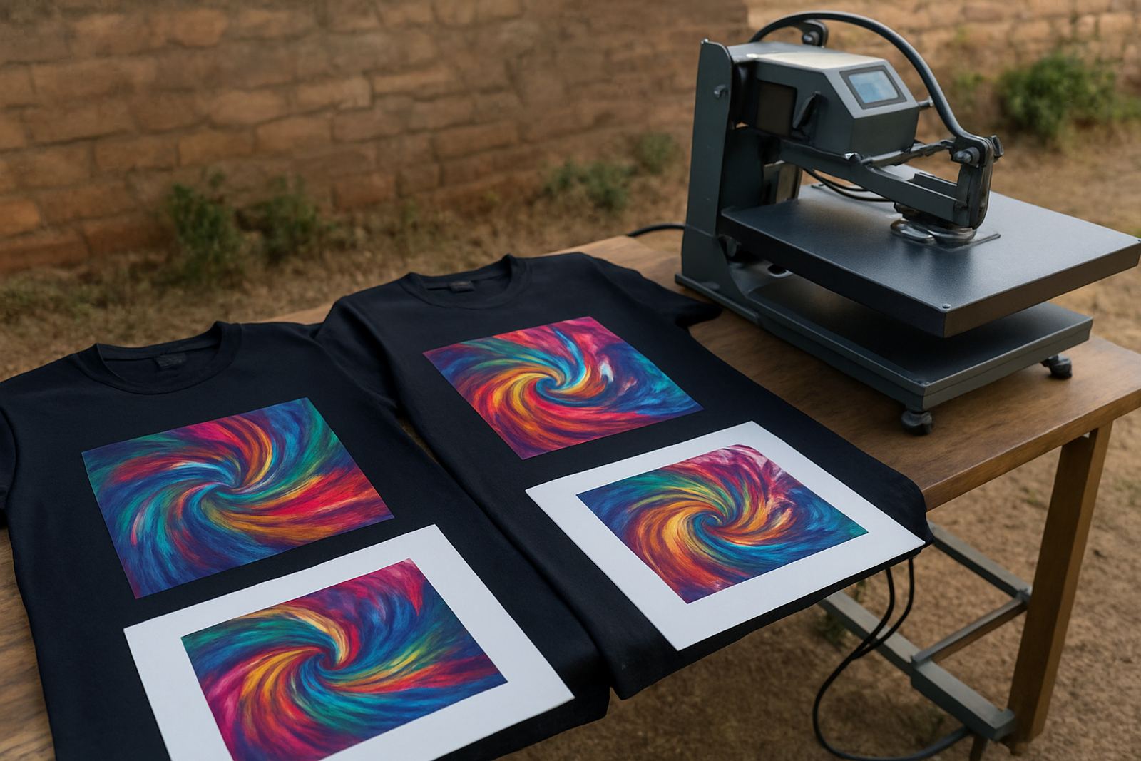 Colour On Dark Garments