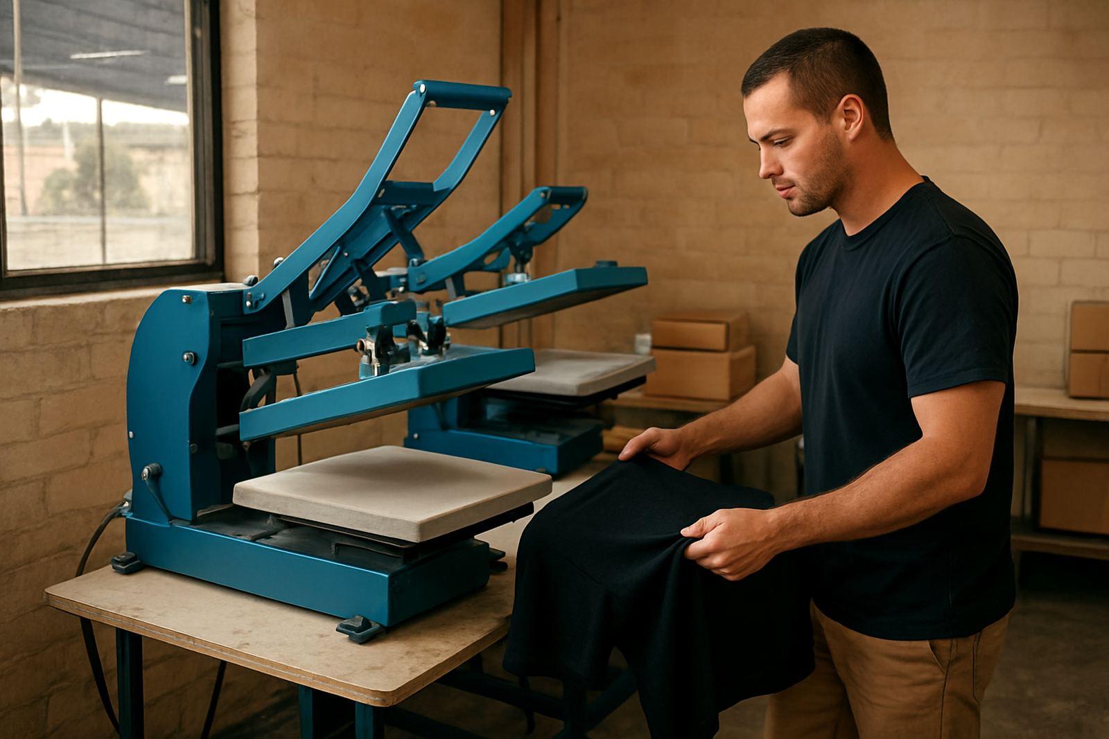 Dual Station Press